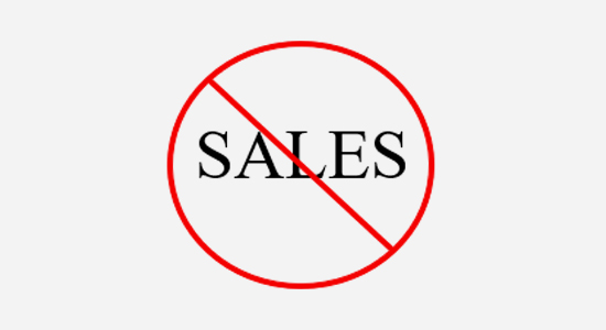 How to sell without selling